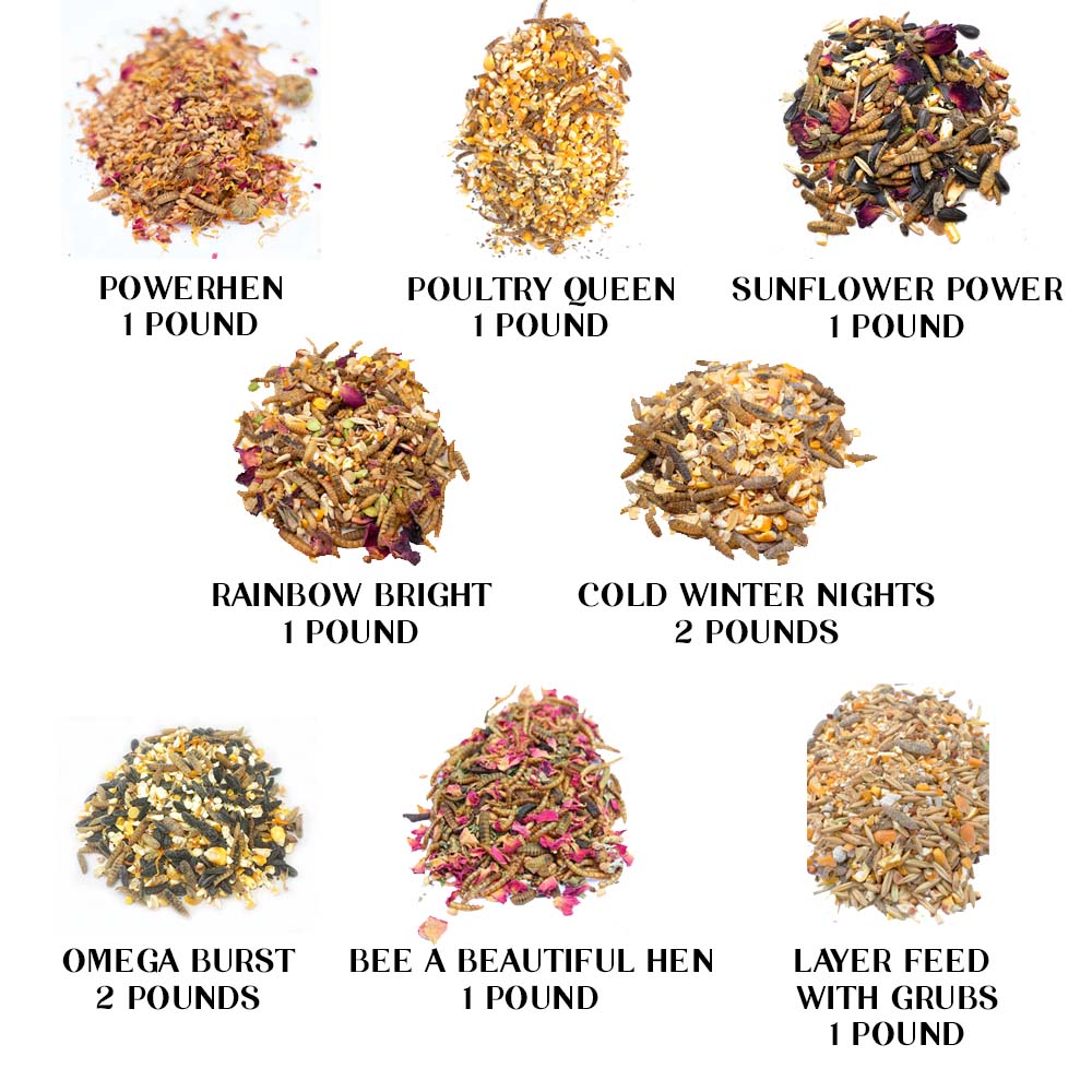 Chicken Treat Sampler Bundle - 8 Different Treats In One Box! (10 Pounds Total) by Dahlia Pets