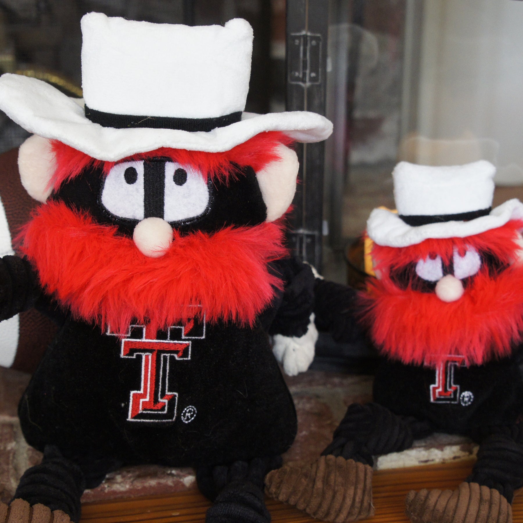 NCAA Texas Tech University, Raider Red Knottie® Plush Dog Toy by HuggleHounds