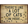 Hope You Like Cats Doormat Entryway Indoor/Outdoor Rug | 34" x 20 | Slip-Resistant Backing by The Bullish Store