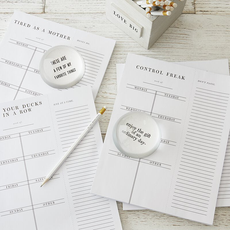 These Are A Few Of My Favorite Things Glass Dome Paperweight by The Bullish Store