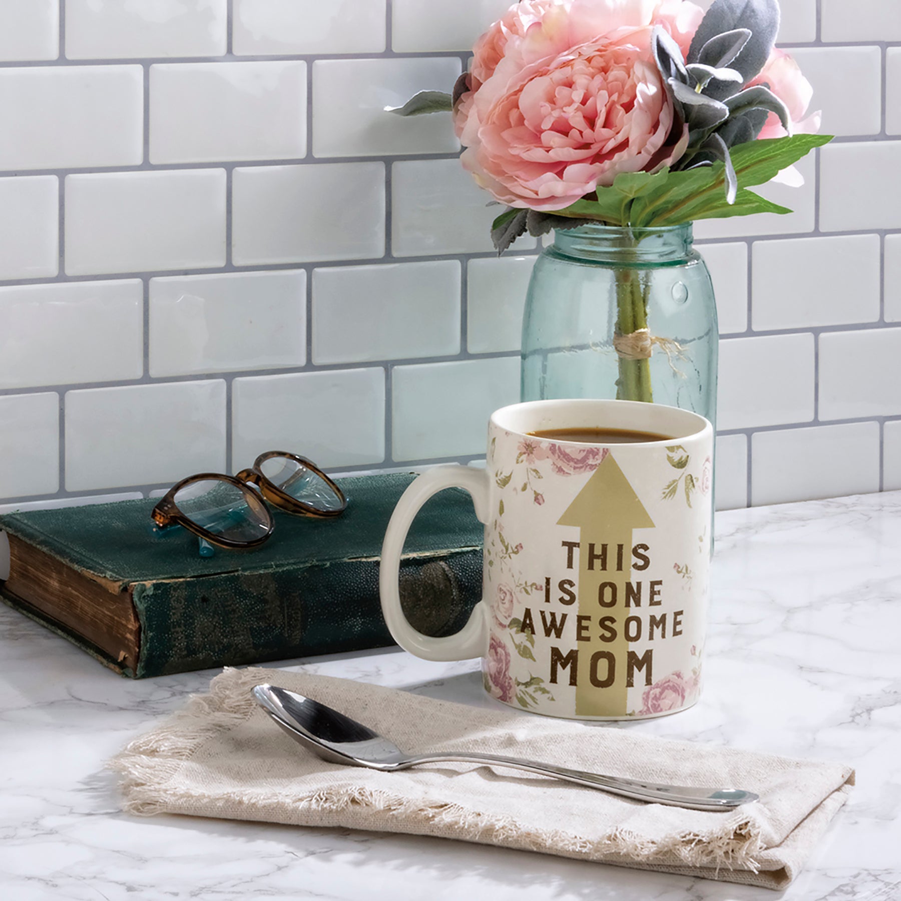 This Is One Awesome Mom Large Stoneware Coffee Mug | Holds 20 oz. by The Bullish Store