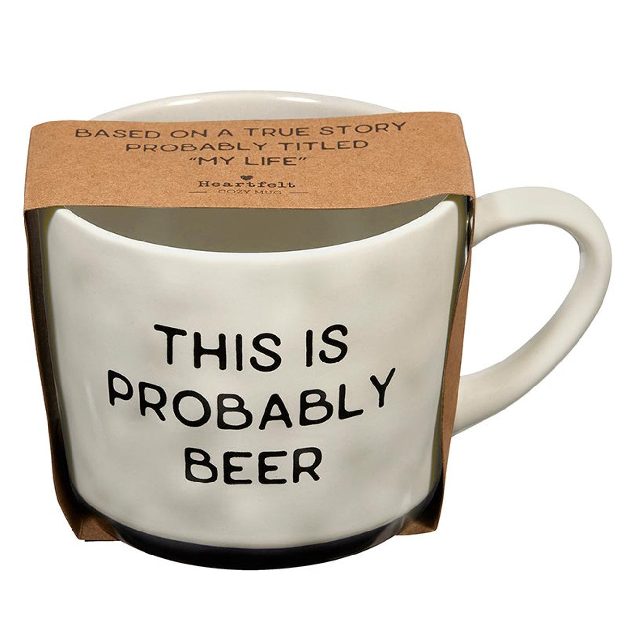 This Is Probably Beer Mug | Stoneware Coffee Tea Cup | 15oz by The Bullish Store