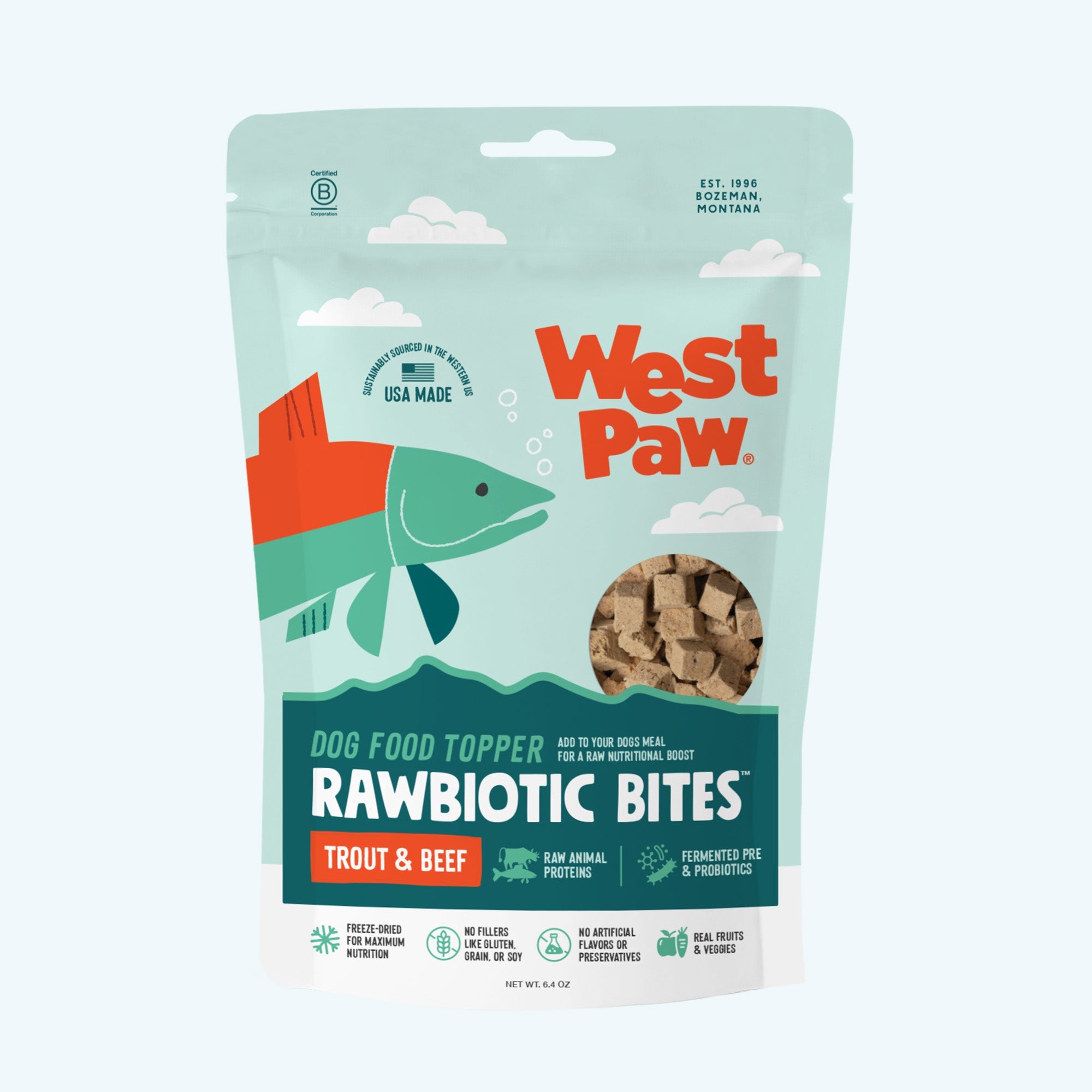 Trout & Beef Dog Food Topper by West Paw
