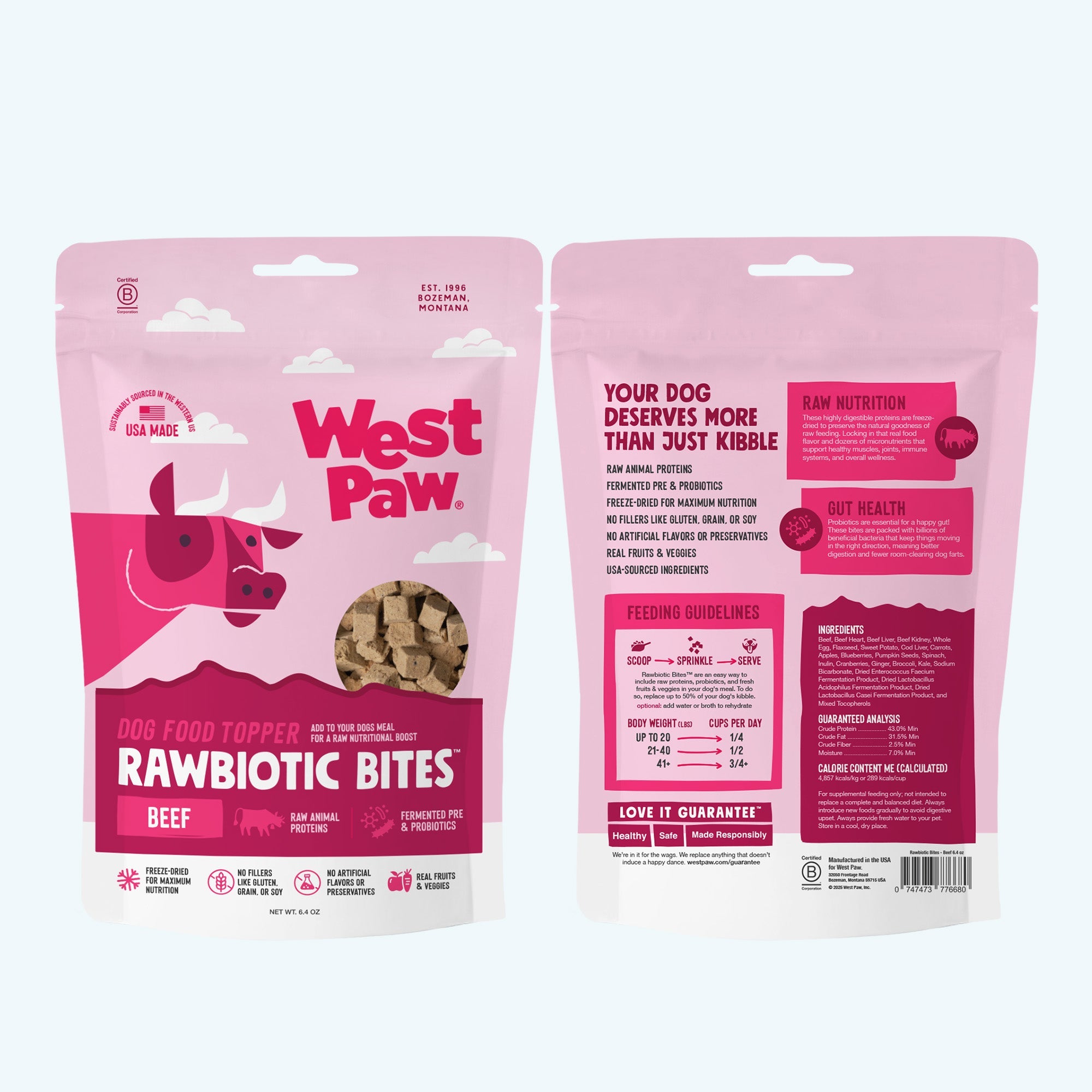Beef Dog Food Topper by West Paw