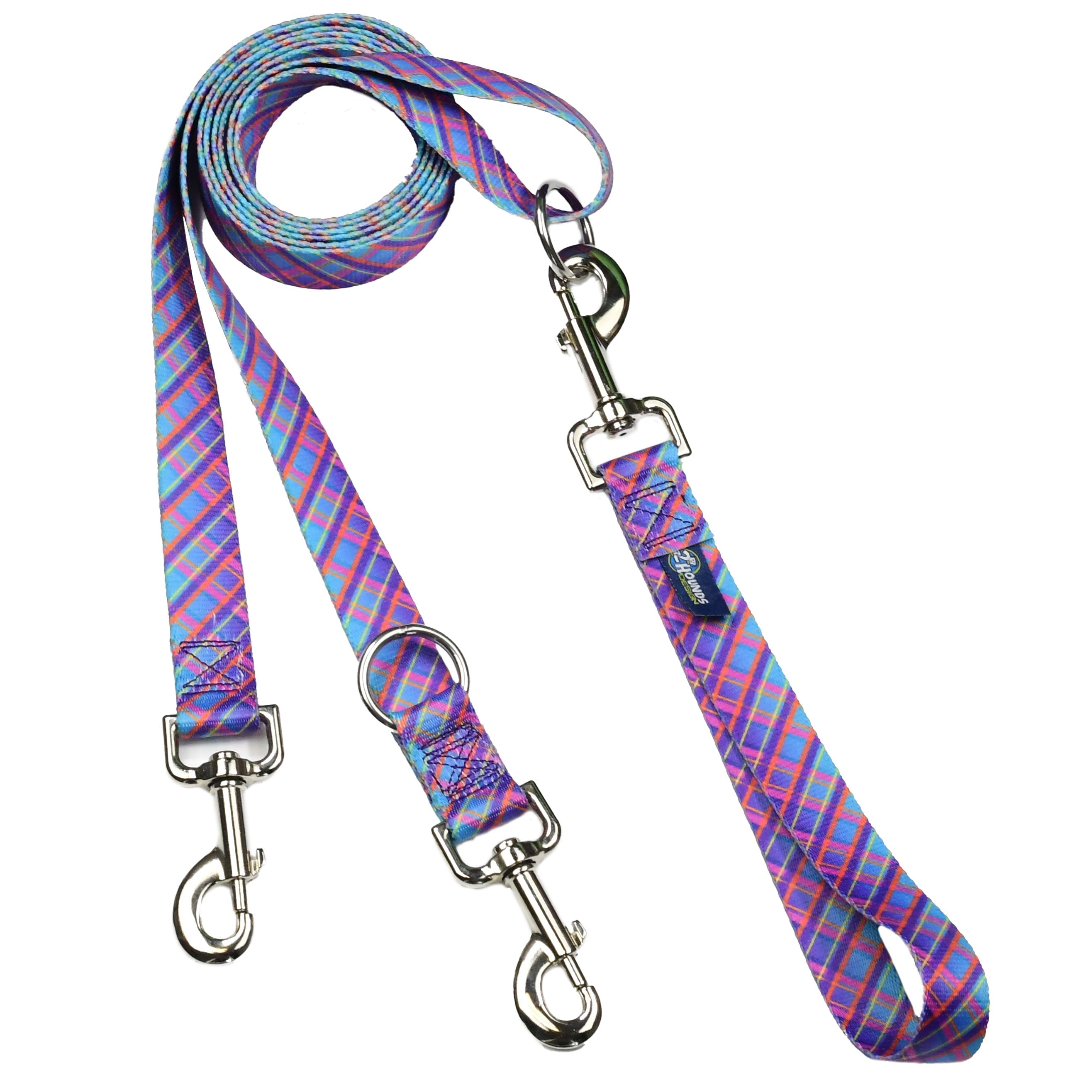 Twilight Glow Blue Plaid Freedom No-Pull Dog Harness – EarthStyle by 2 Hounds Design