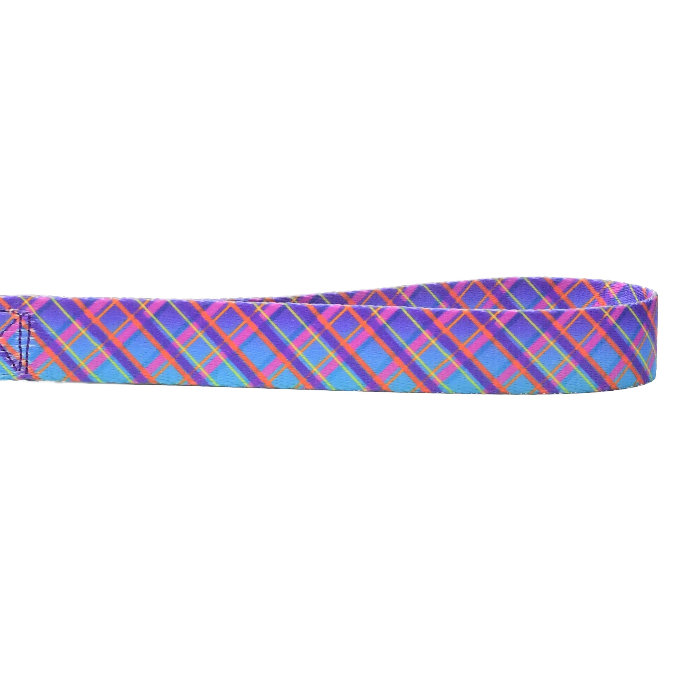 Twilight Glow Blue Plaid Dog Leash – EarthStyle by 2 Hounds Design