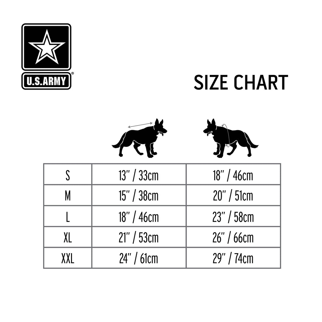 US Army Dog Blanket Jacket - Black by GF Pet.us