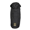 US Army Packable Dog Raincoat - Black by GF Pet.us