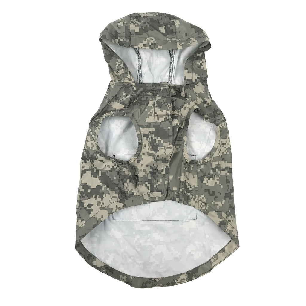 US Army Packable Dog Raincoat - Camo by GF Pet.us