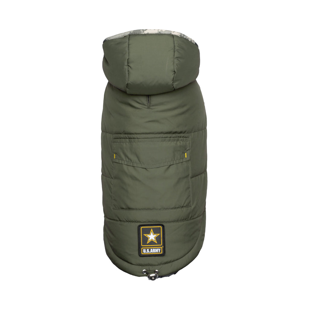 US Army Dog Parka - Dark Camo by GF Pet.us