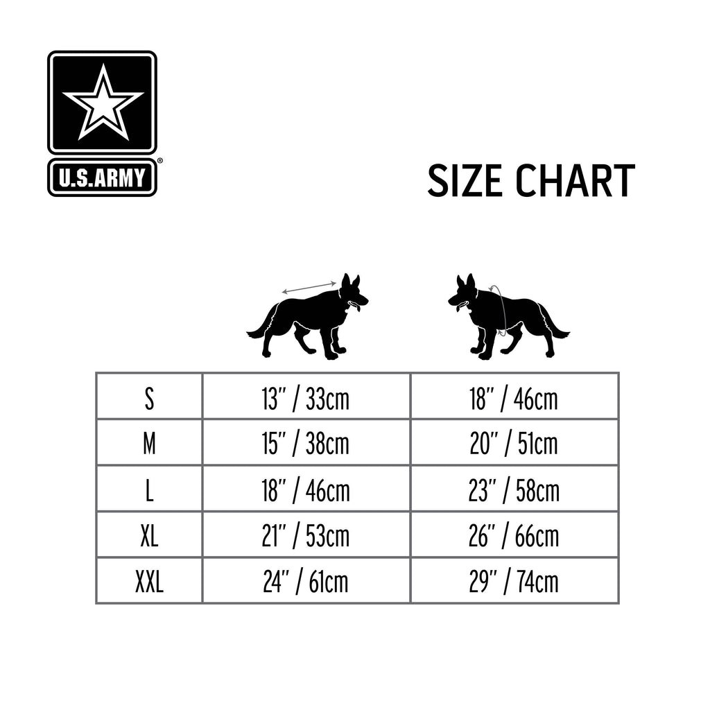 US Army Dog Parka - Dark Camo by GF Pet.us