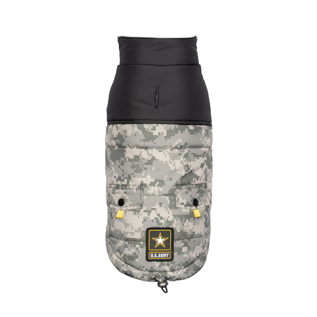 US Army Dog Jacket - Camo by GF Pet.us