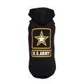 US Army Hooded Dog Fleece - Black by GF Pet.us