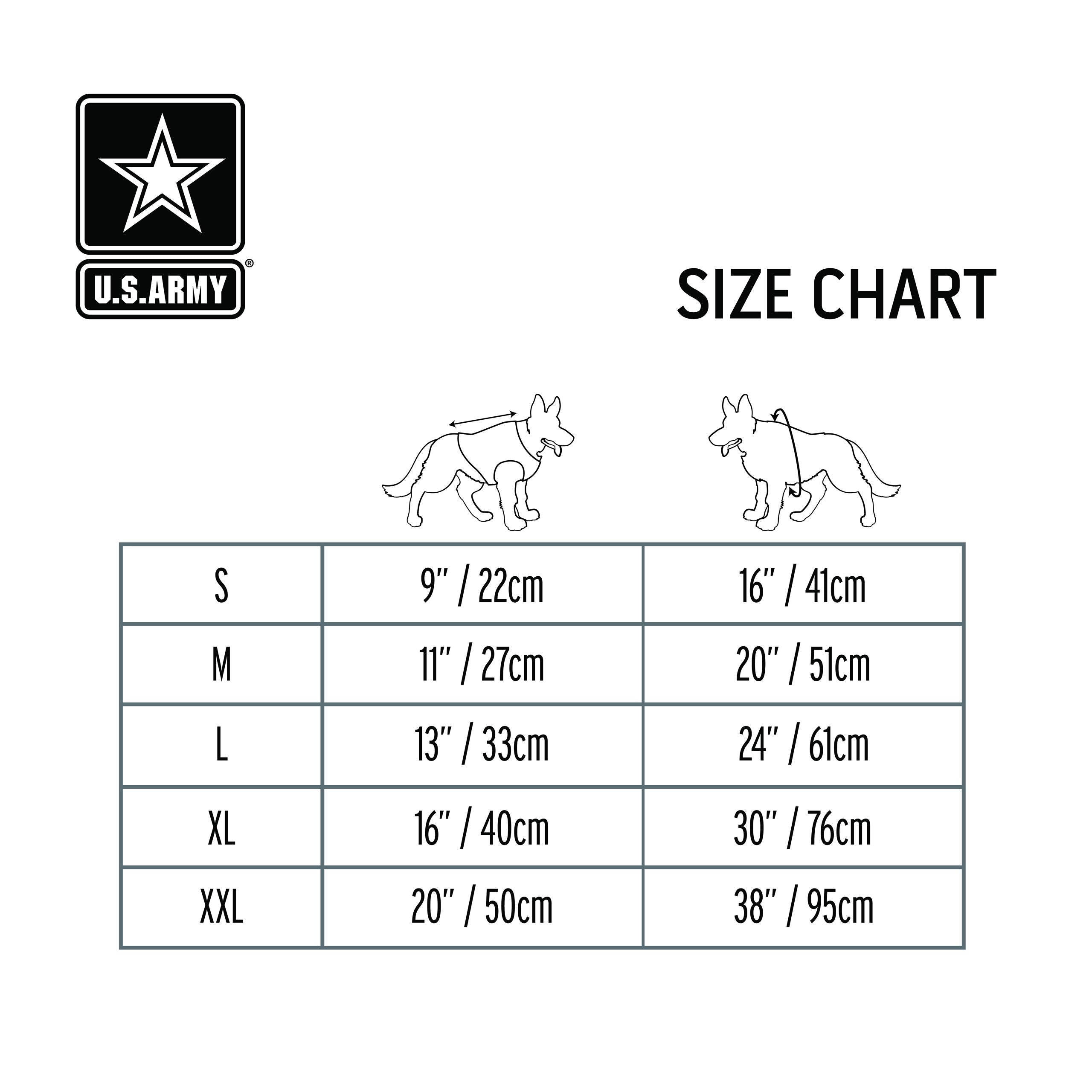 US Army Dog Cooling Vest - Grey by GF Pet.us