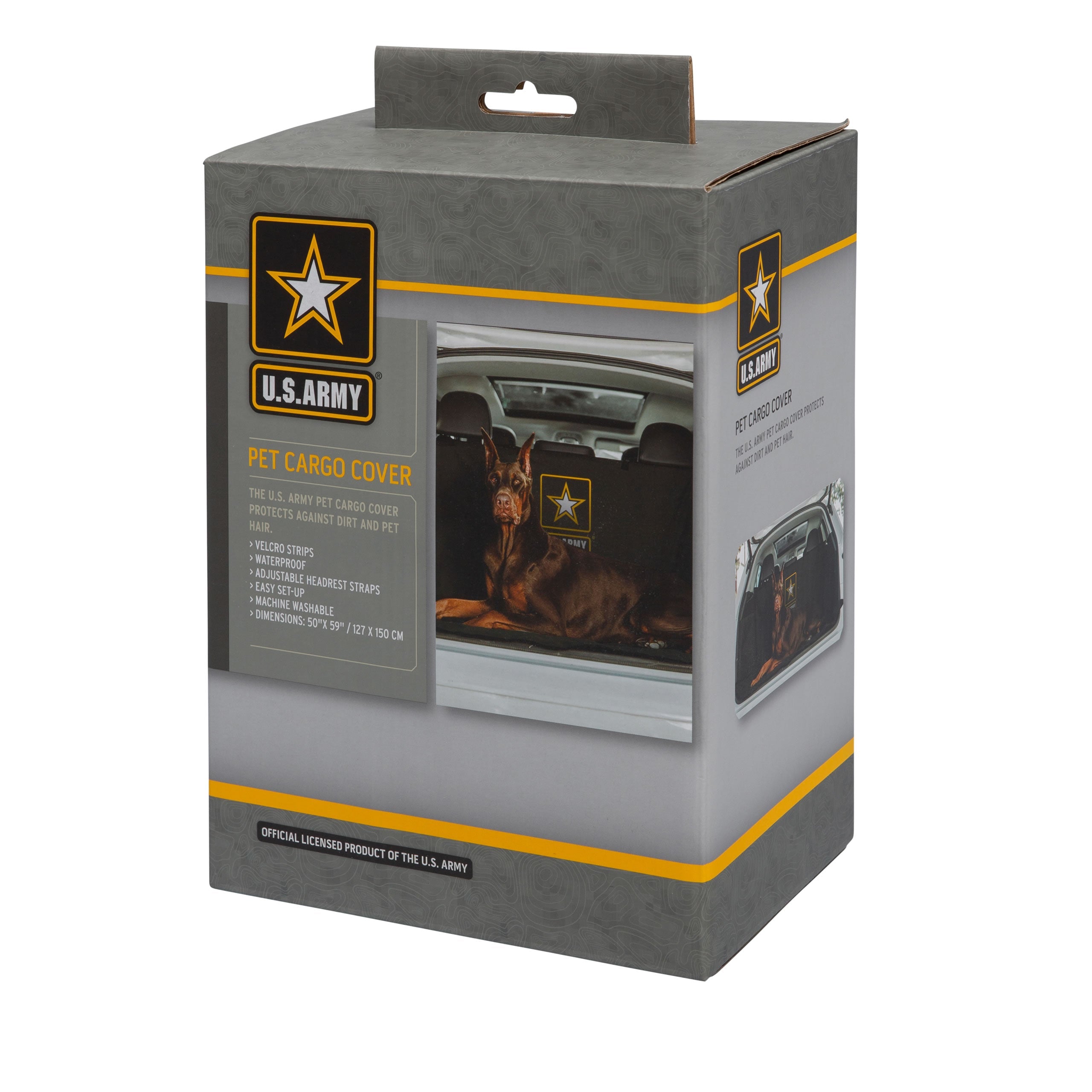 US Army Car or SUV Cargo Pet Cover - Dark Camo by GF Pet.us