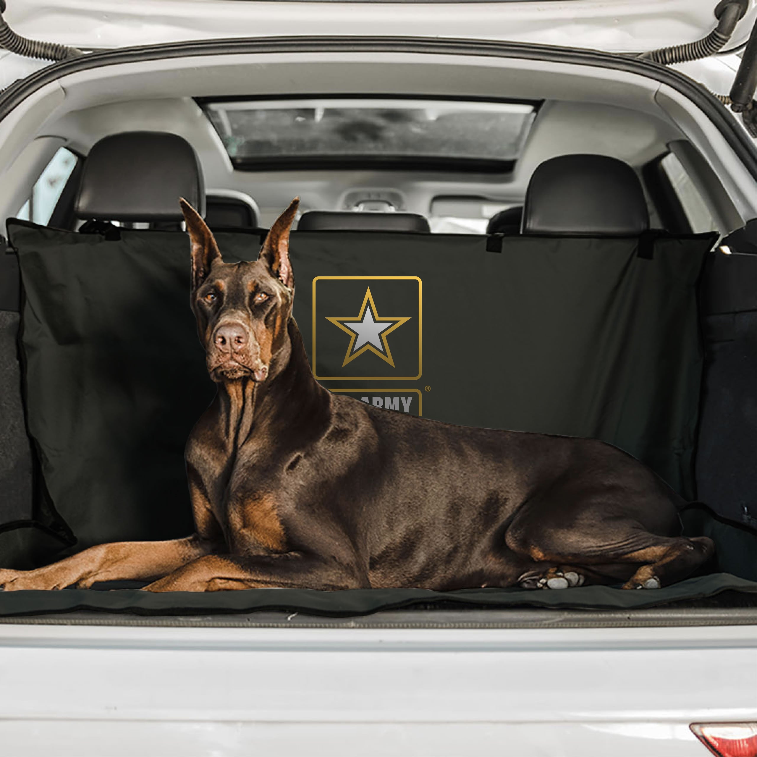 US Army Car or SUV Cargo Pet Cover - Dark Camo by GF Pet.us
