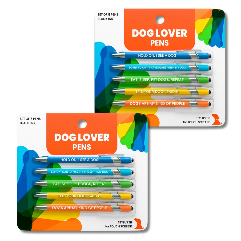 Dog-Themed Stylus Pen Set: 2 pcs. Dog Lover by Rubyloo