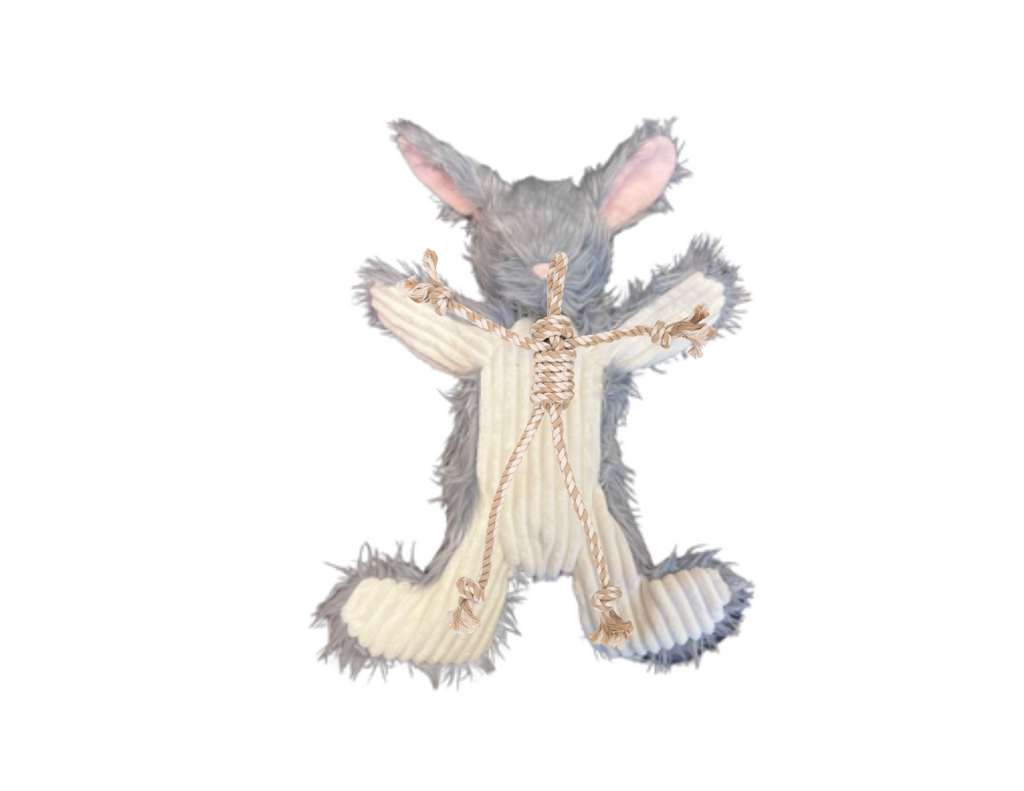 Birch Bunny X-Brace™ Plush Dog Toy by HuggleHounds