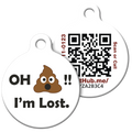 PetHub QR Pet ID Tag – Oh Crap I’m Lost by PetHub