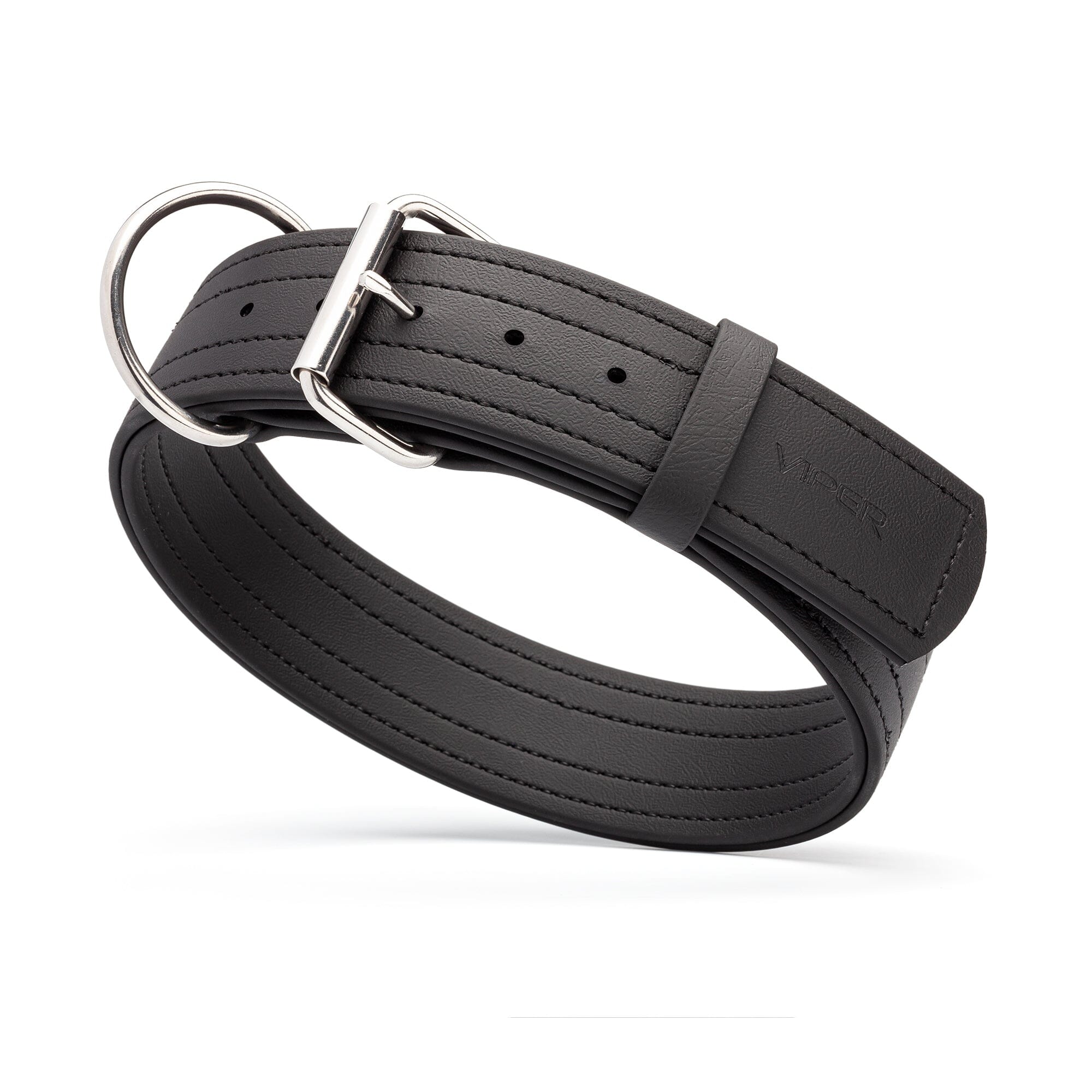 Viper Biothane Working Dog Collar - Stainless Steel Hardware by Dogline
