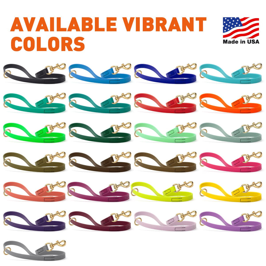 Viper Biothane Traffic Lead - Brass Hardware by Dogline