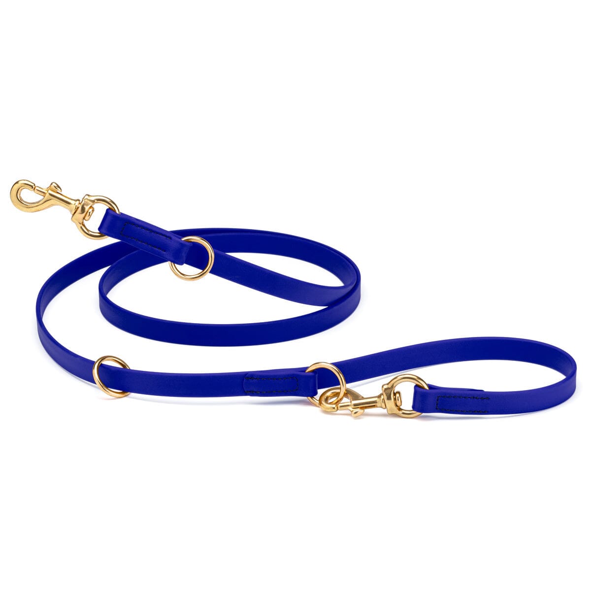 Viper Biothane Adjustable Multi-Purpose Dog Leash with Brass Hardware, 7FT by Dogline