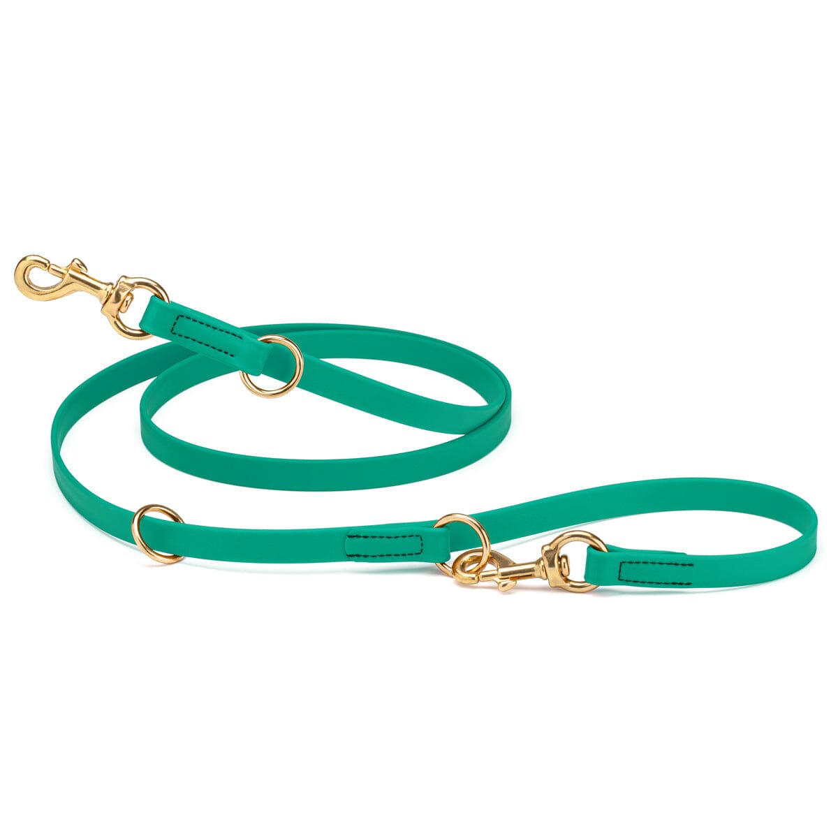 Viper Biothane Adjustable Multi-Purpose Dog Leash with Brass Hardware, 7FT by Dogline