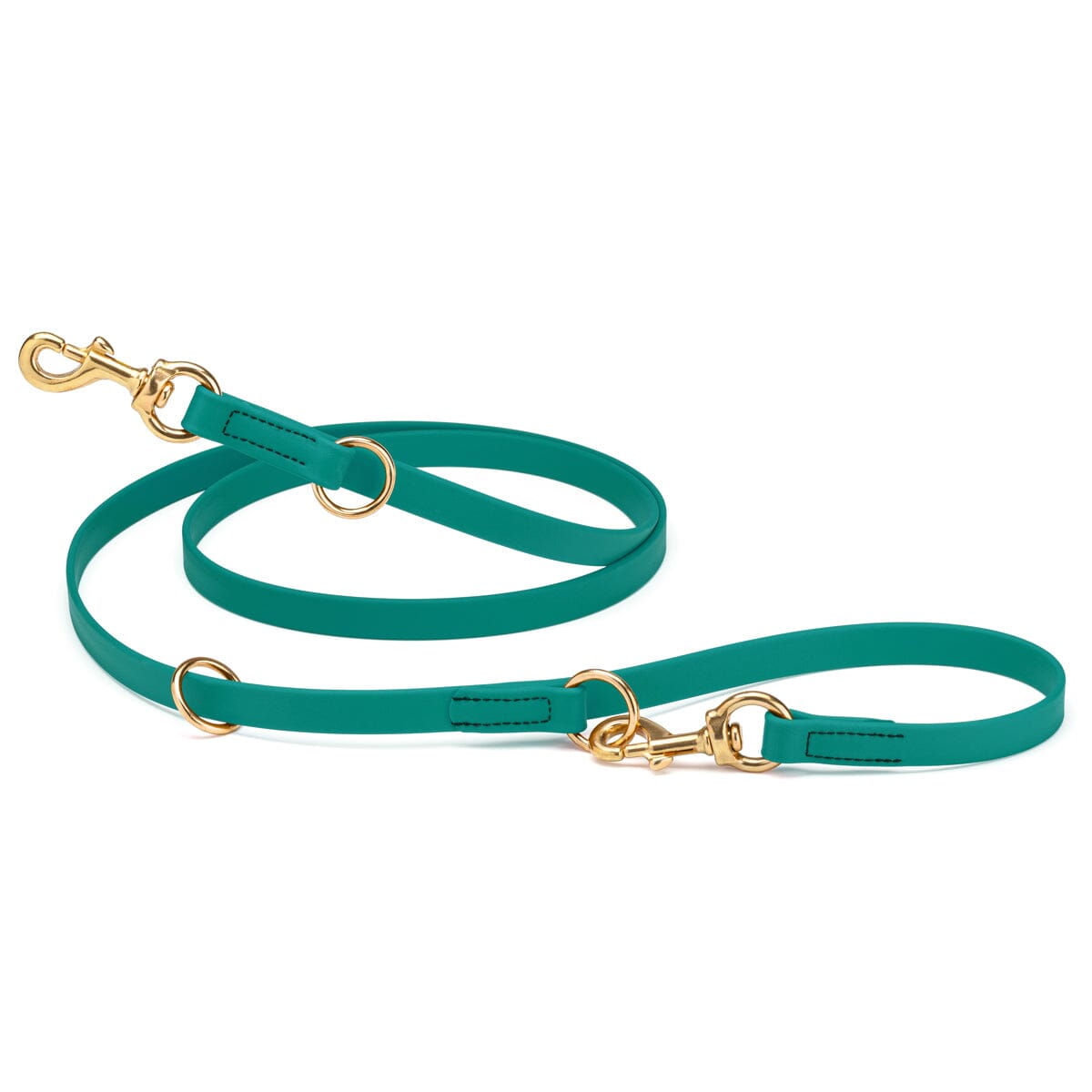 Viper Biothane Adjustable Multi-Purpose Dog Leash with Brass Hardware, 7FT by Dogline