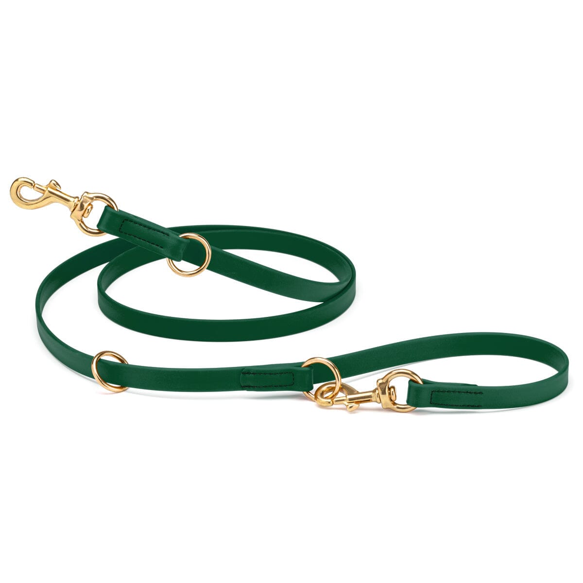 Viper Biothane Adjustable Multi-Purpose Dog Leash with Brass Hardware, 7FT by Dogline
