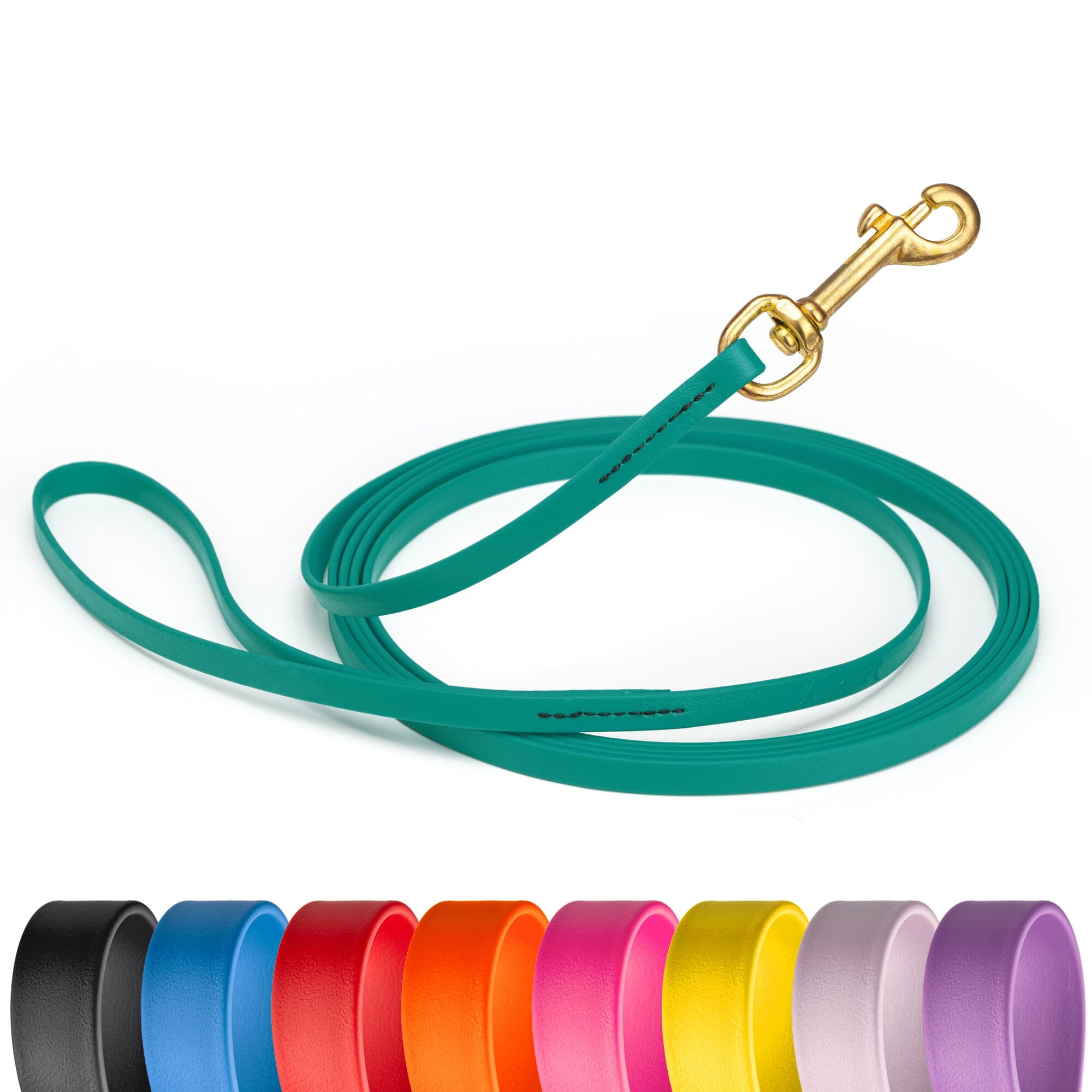 Viper Biothane Long Line 20 ft Lead with Brass Hardware by Dogline