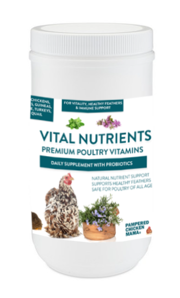 Vital Nutrients: Supplemental Essential Vitamins & Trace Minerals For Pet Chickens & Ducks by Dahlia Pets