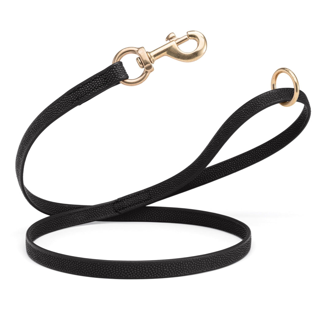 Viper Pebble Emboss BioThane Dog Leash with Solid Brass Hardware by Dogline