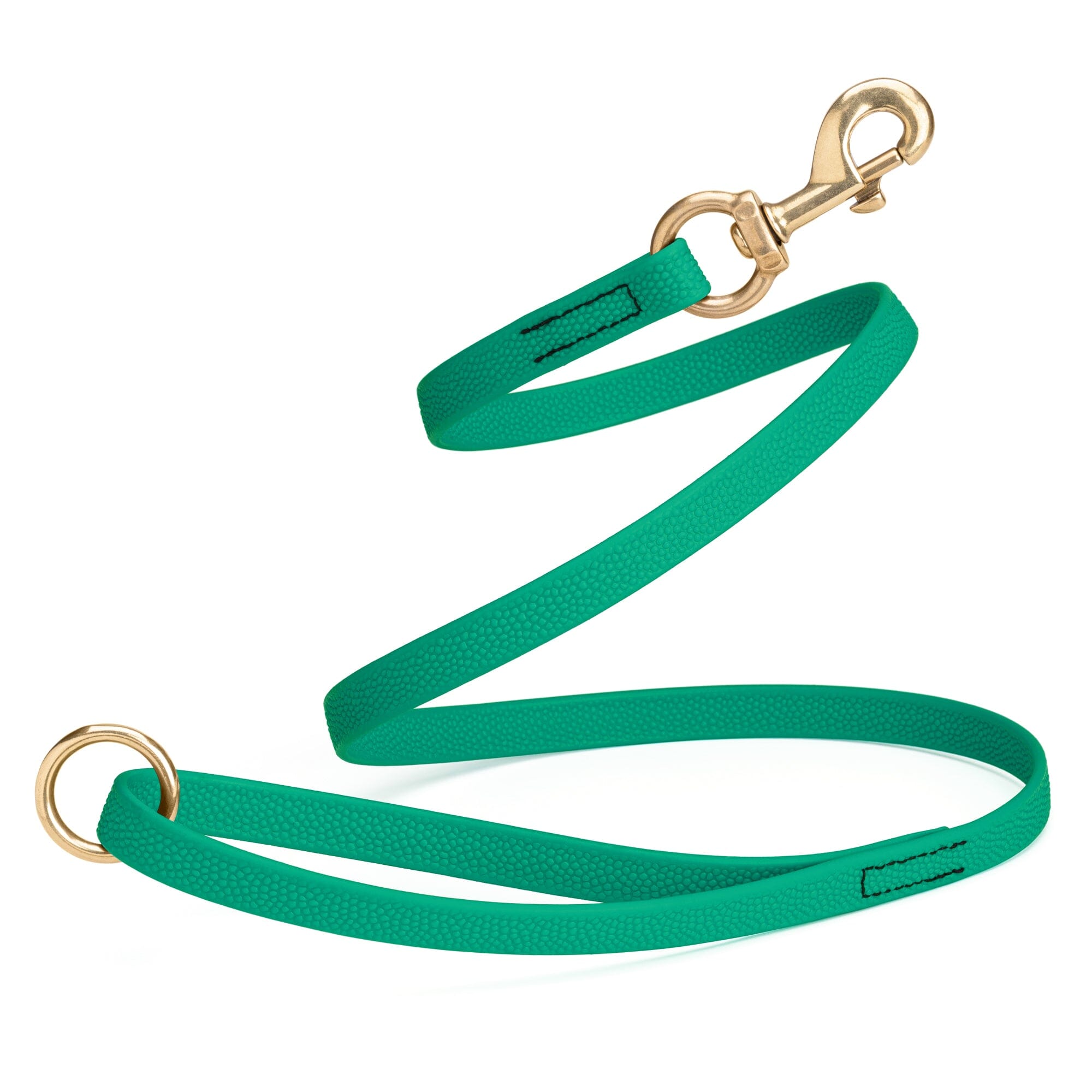 Viper Pebble Emboss BioThane Dog Leash with Solid Brass Hardware by Dogline