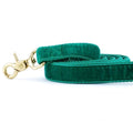 Emerald (Kelly) Velvet Dog Leash by 2 Hounds Design