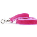 Rose Pink Velvet Dog Leash by 2 Hounds Design