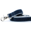 Smoke Gray Velvet Dog Leash by 2 Hounds Design