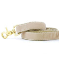 Tan Velvet Dog Leash by 2 Hounds Design