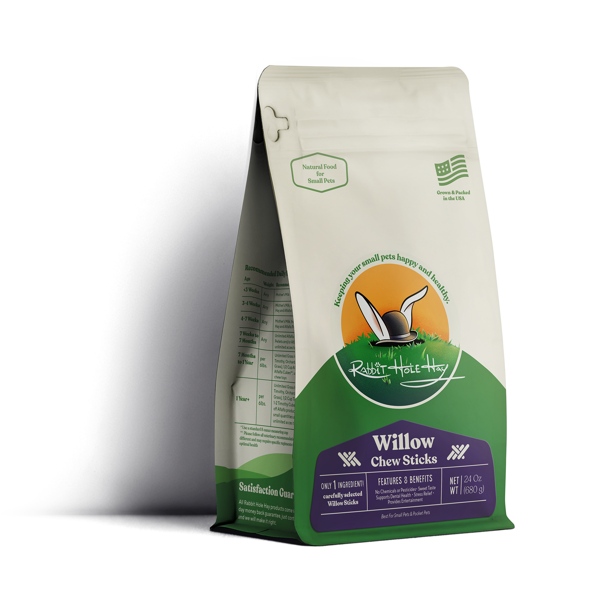 Rabbit Hole Hay All Natural Willow Chew Sticks by Rabbit Hole Hay