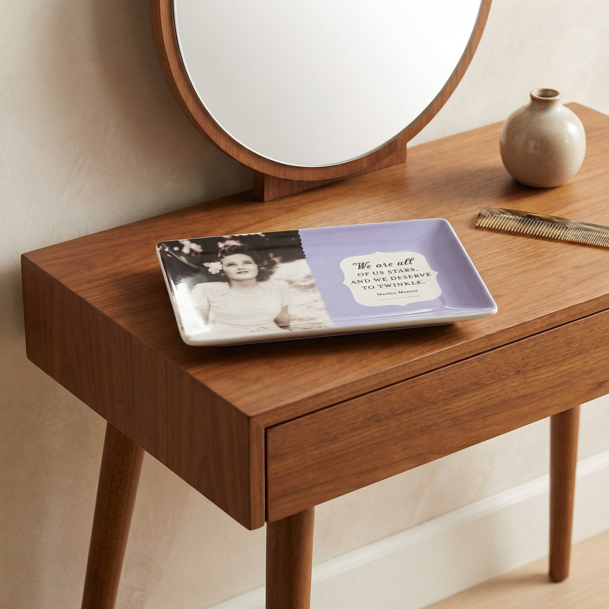 We Are All of Us Stars and We Deserve to Twinkle Trinket Tray | Porcelain Jewelry & Keepsake Dish by The Bullish Store
