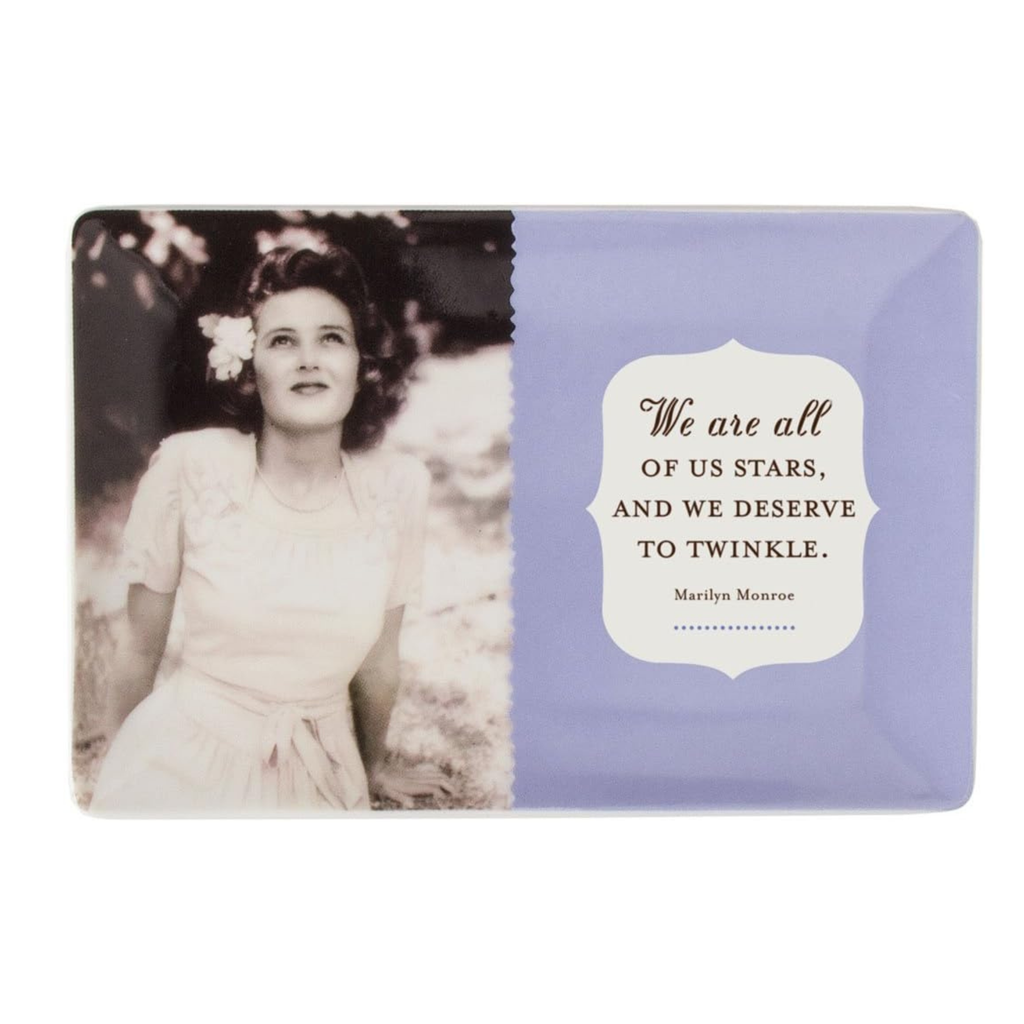 We Are All of Us Stars and We Deserve to Twinkle Trinket Tray | Porcelain Jewelry & Keepsake Dish by The Bullish Store
