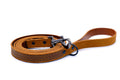 Celtic Sport Earth Brown Leather Dog Leash by Euro-Dog Collars and Leads