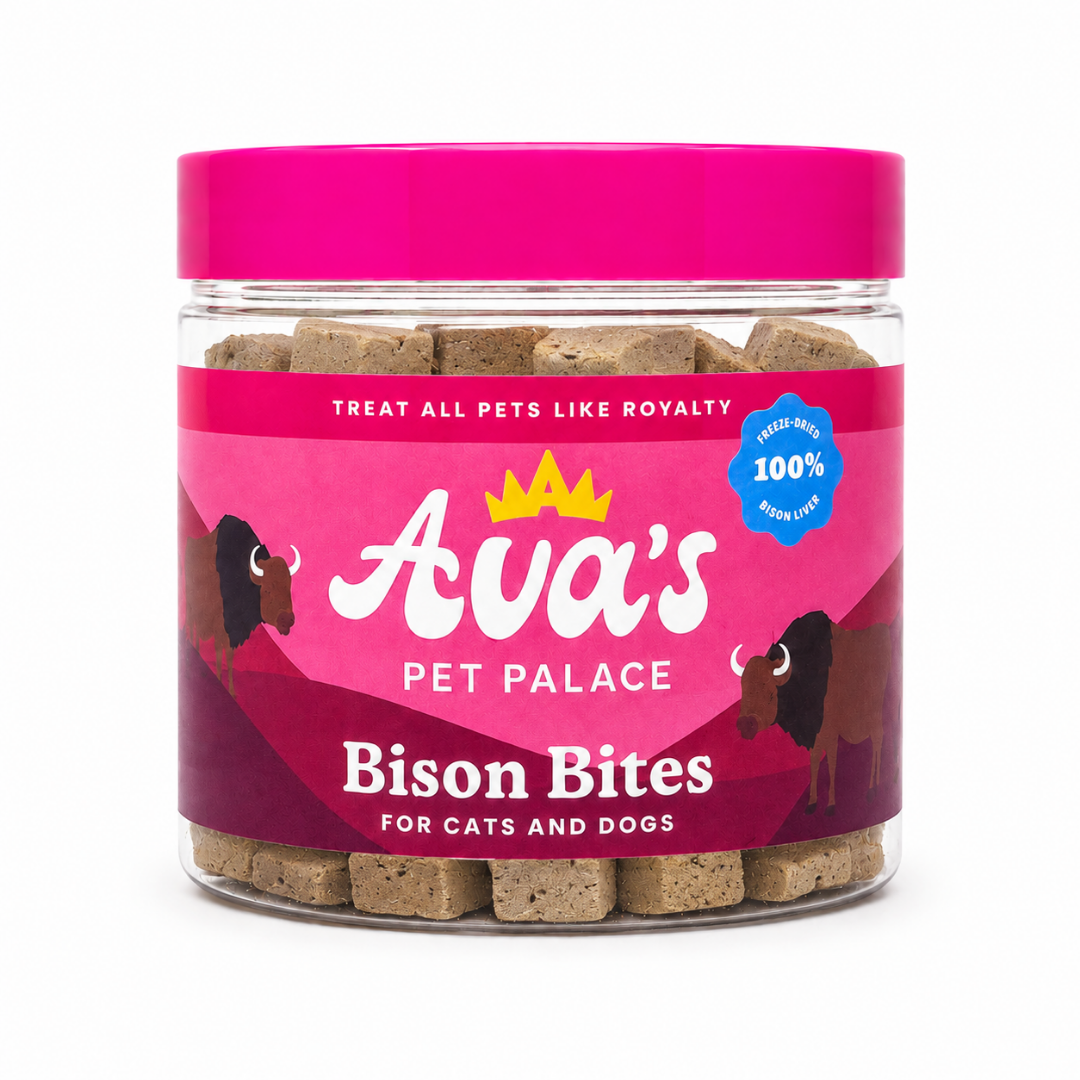 Freeze Dried Bison Liver - Bison Bites by Ava's Pet Palace