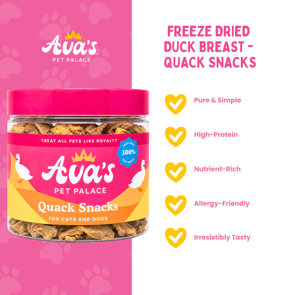 Freeze Dried Duck Breast - Quack Snacks by Ava's Pet Palace