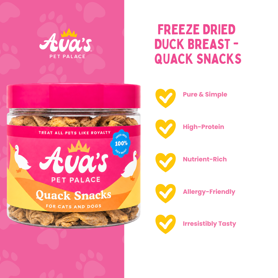 Freeze Dried Duck Breast - Quack Snacks by Ava's Pet Palace