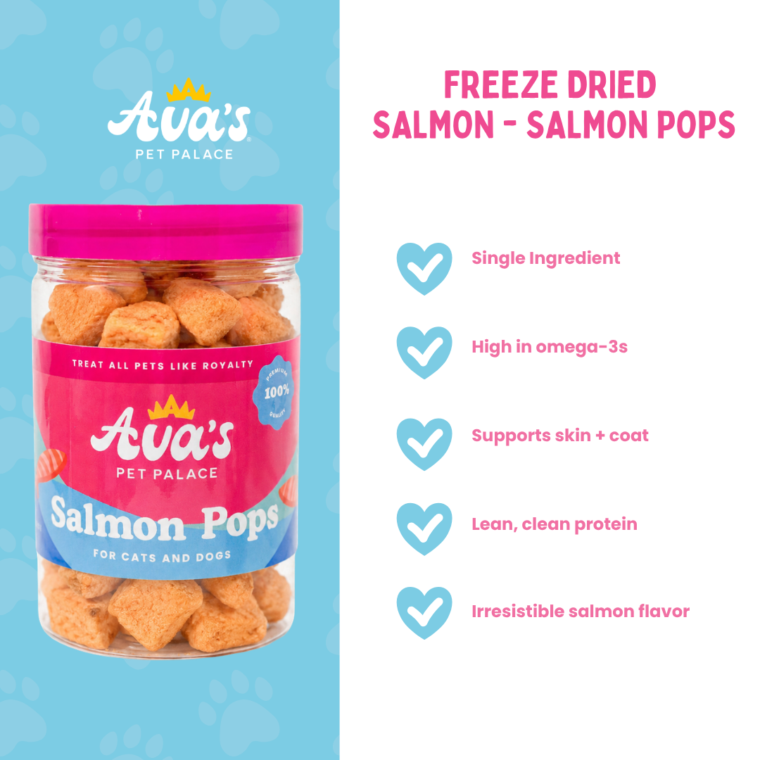 Freeze Dried Salmon - Salmon Pops by Ava's Pet Palace