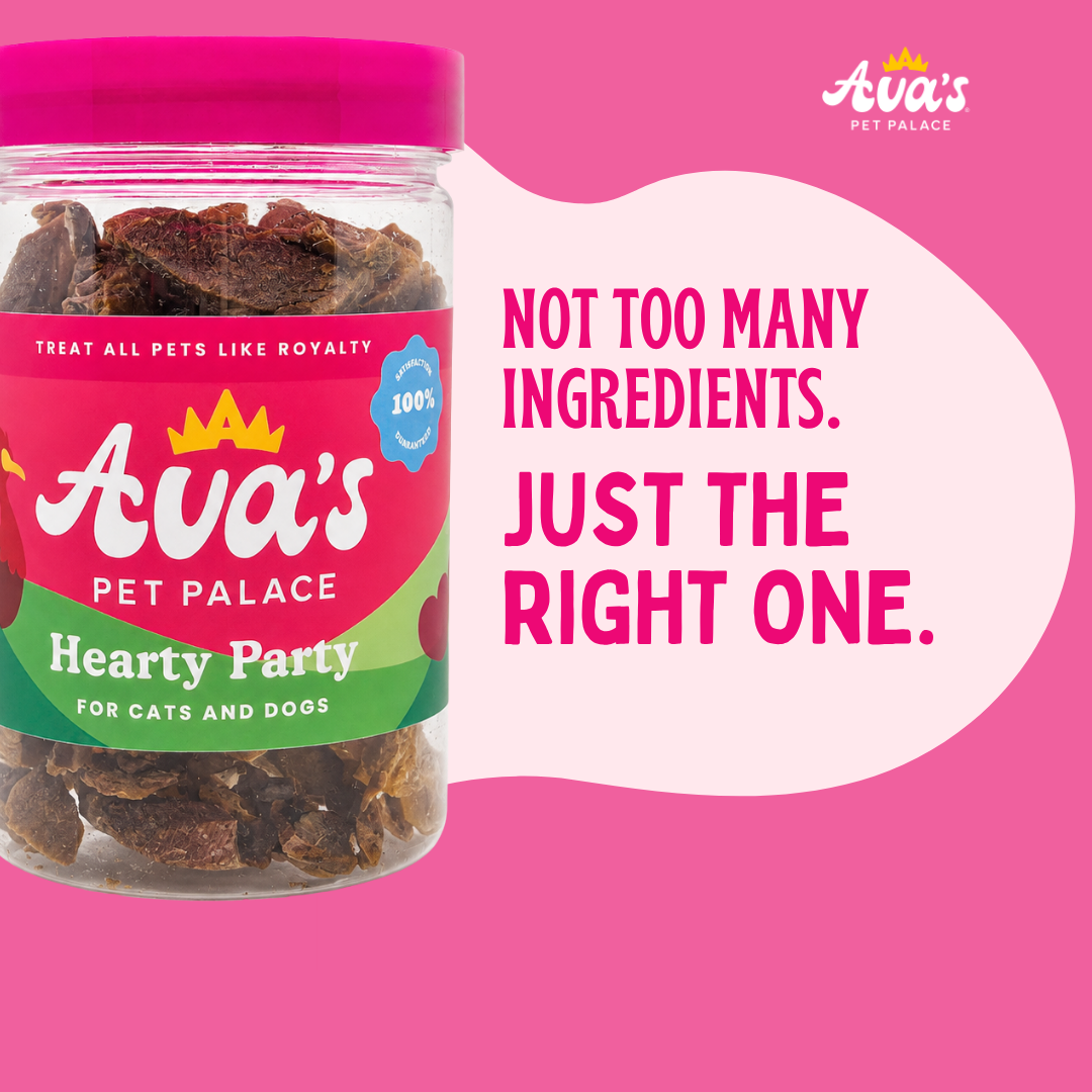 Freeze Dried Hearty Party - Turkey Heart by Ava's Pet Palace