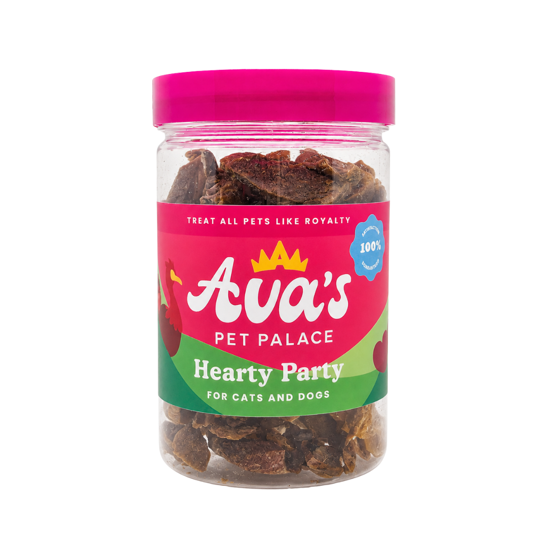 Freeze Dried Hearty Party - Turkey Heart by Ava's Pet Palace