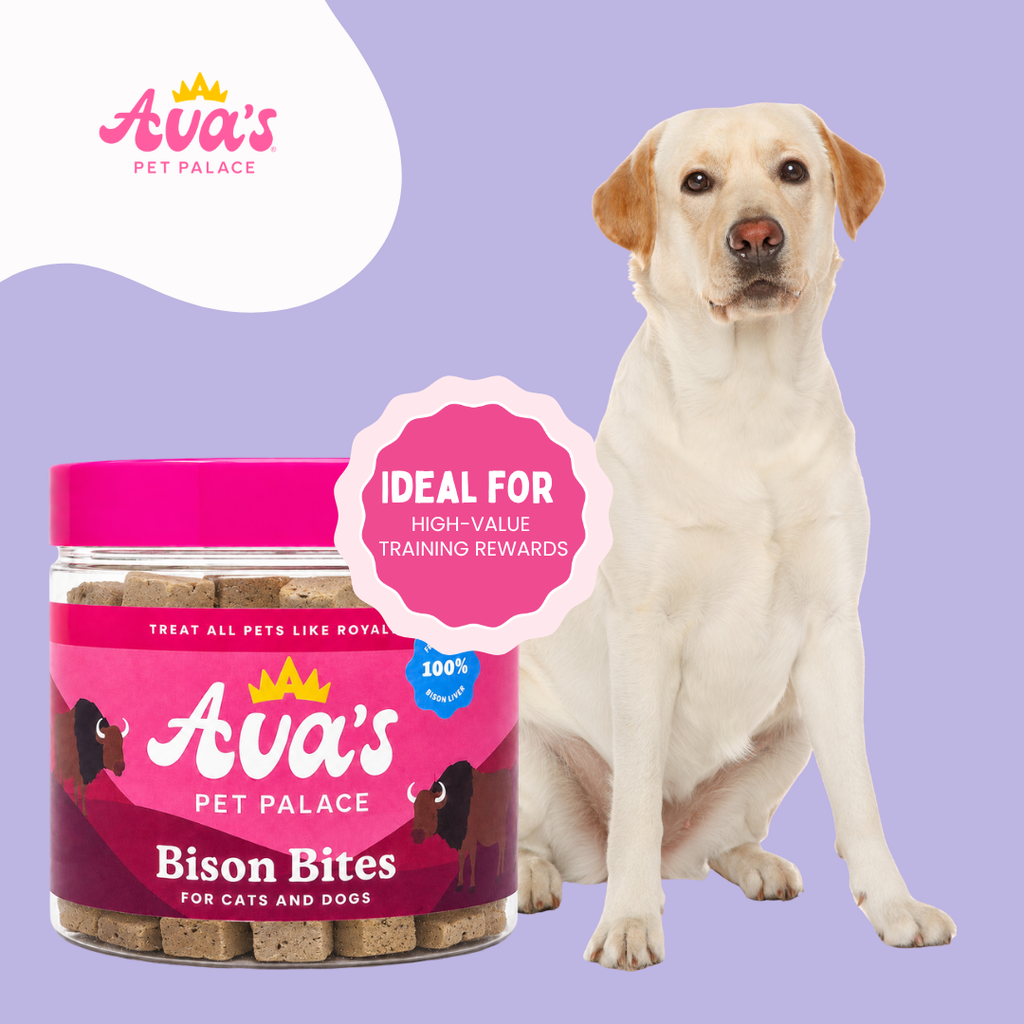 Freeze Dried Bison Liver - Bison Bites by Ava's Pet Palace
