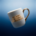 We'll Always Be Best Friends (You Know Too Much) Mug Gold Handle | Stoneware Coffee Tea Cup | 16oz by The Bullish Store