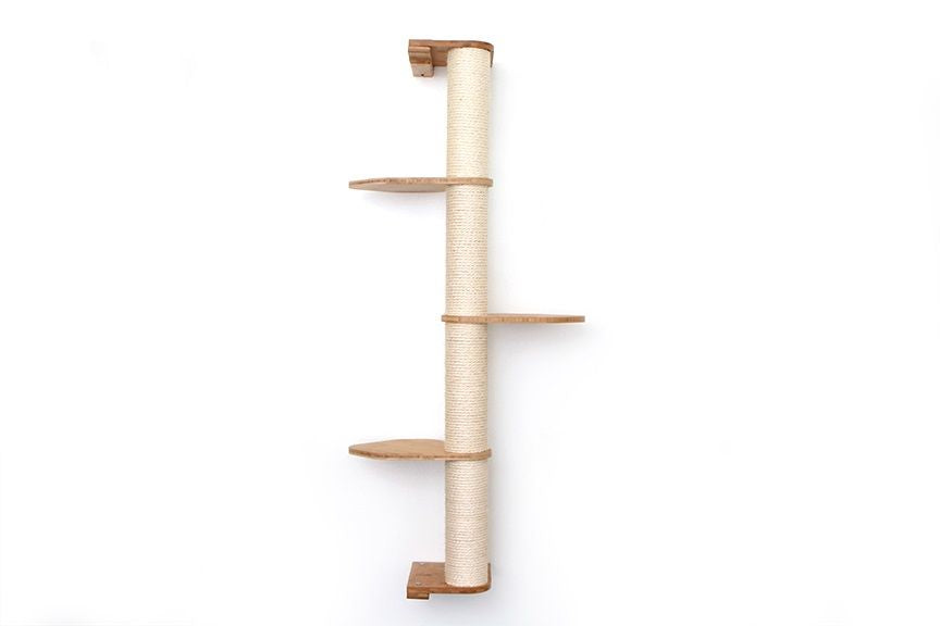 Wall Mounted Cat Climbing Pole - Sisal
